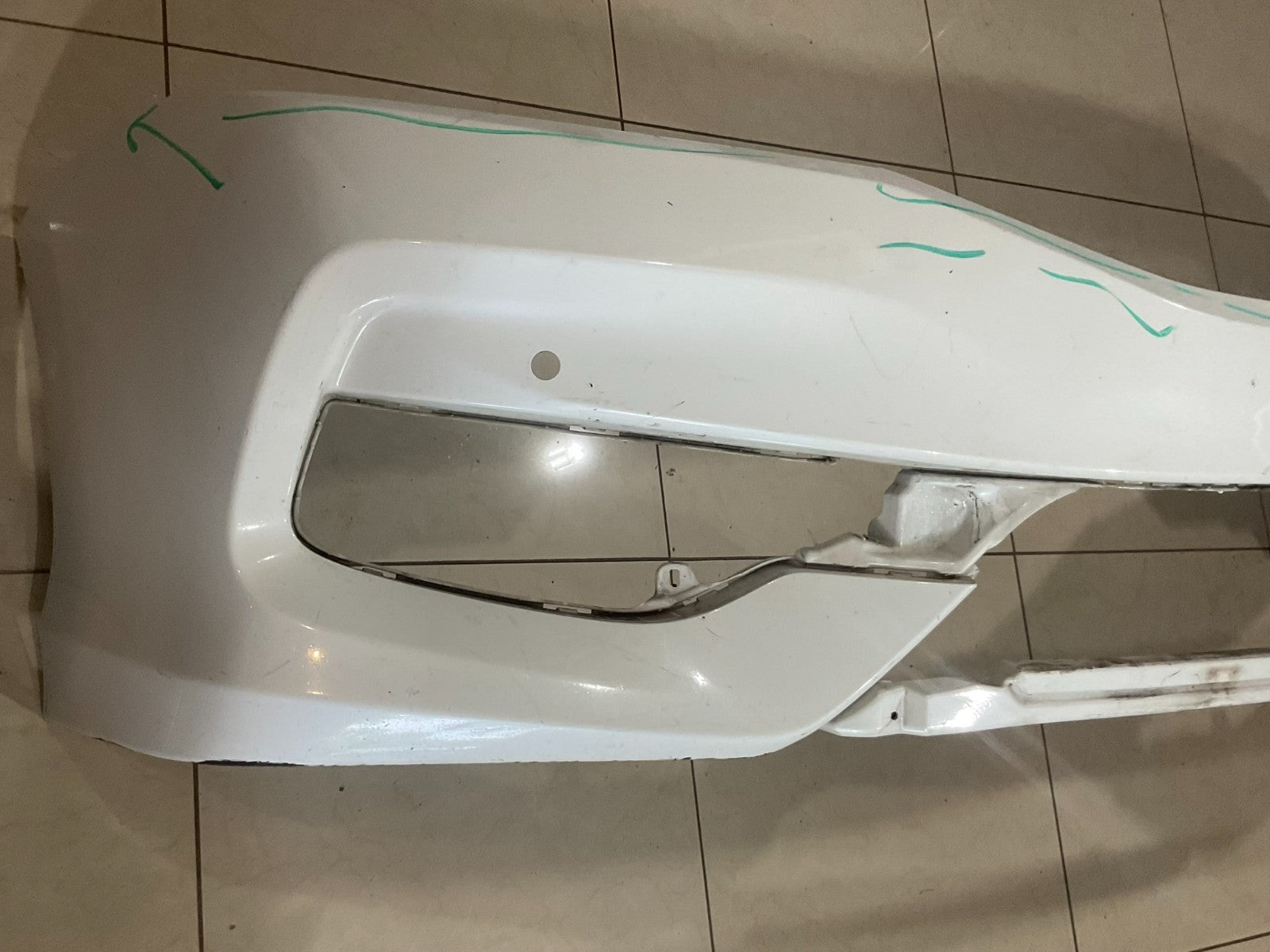 Front Bumper Cover White 2016 2017 Honda Accord 71101+tf2+a000 OEM
