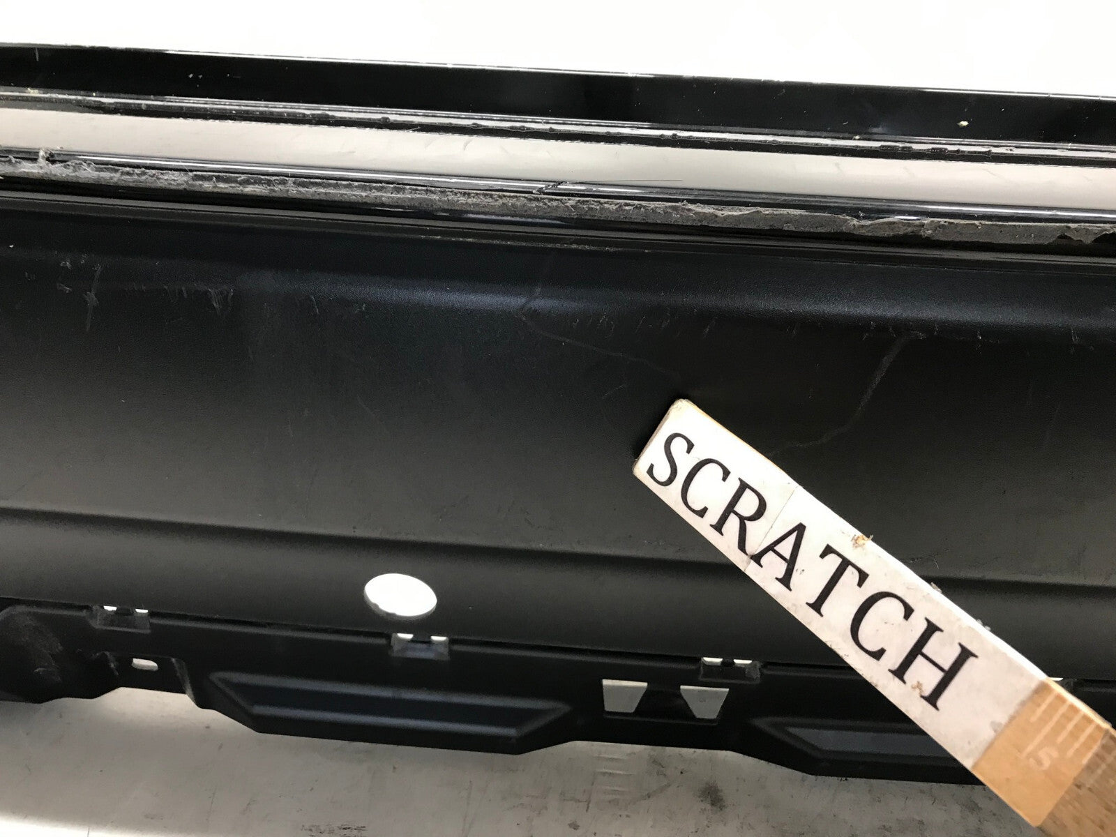 Rear Bumper Cover Black 2023 Subaru Outback Limited Touring w/Sensor Holes OEM