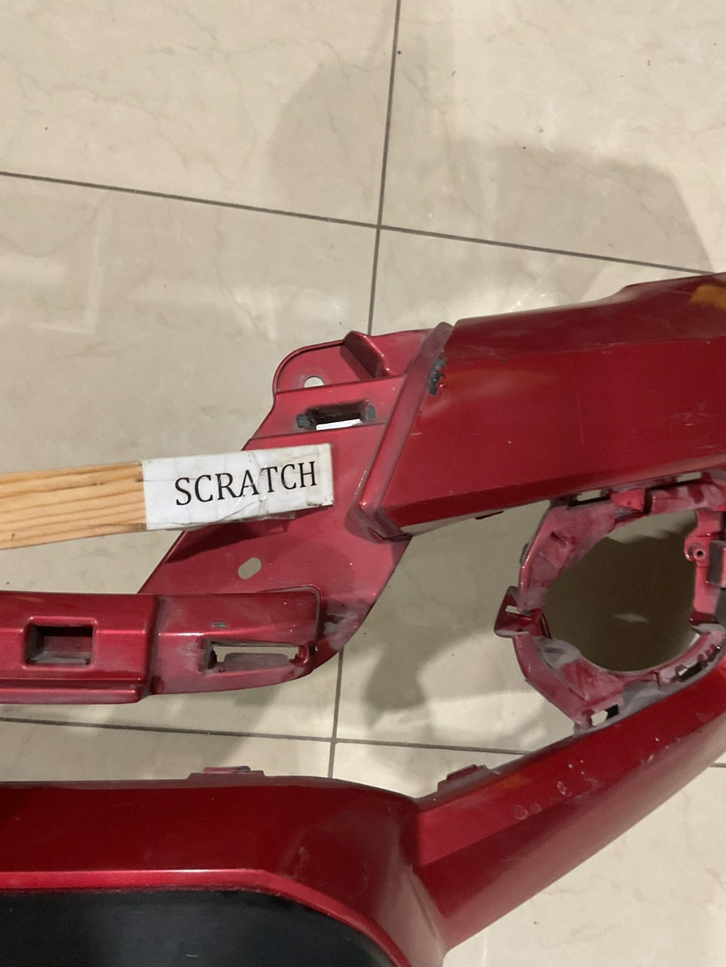 Front Bumper Cover Red 2018 2019 2020 2021 2022 Toyota Tacoma 52119+04230 OEM