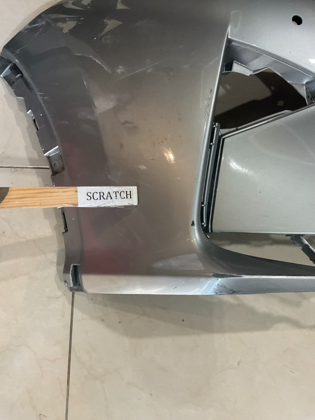 Front Bumper Cover Silver Lexus RX350 RX450H Base 2016-2018 52119+0e270 OEM