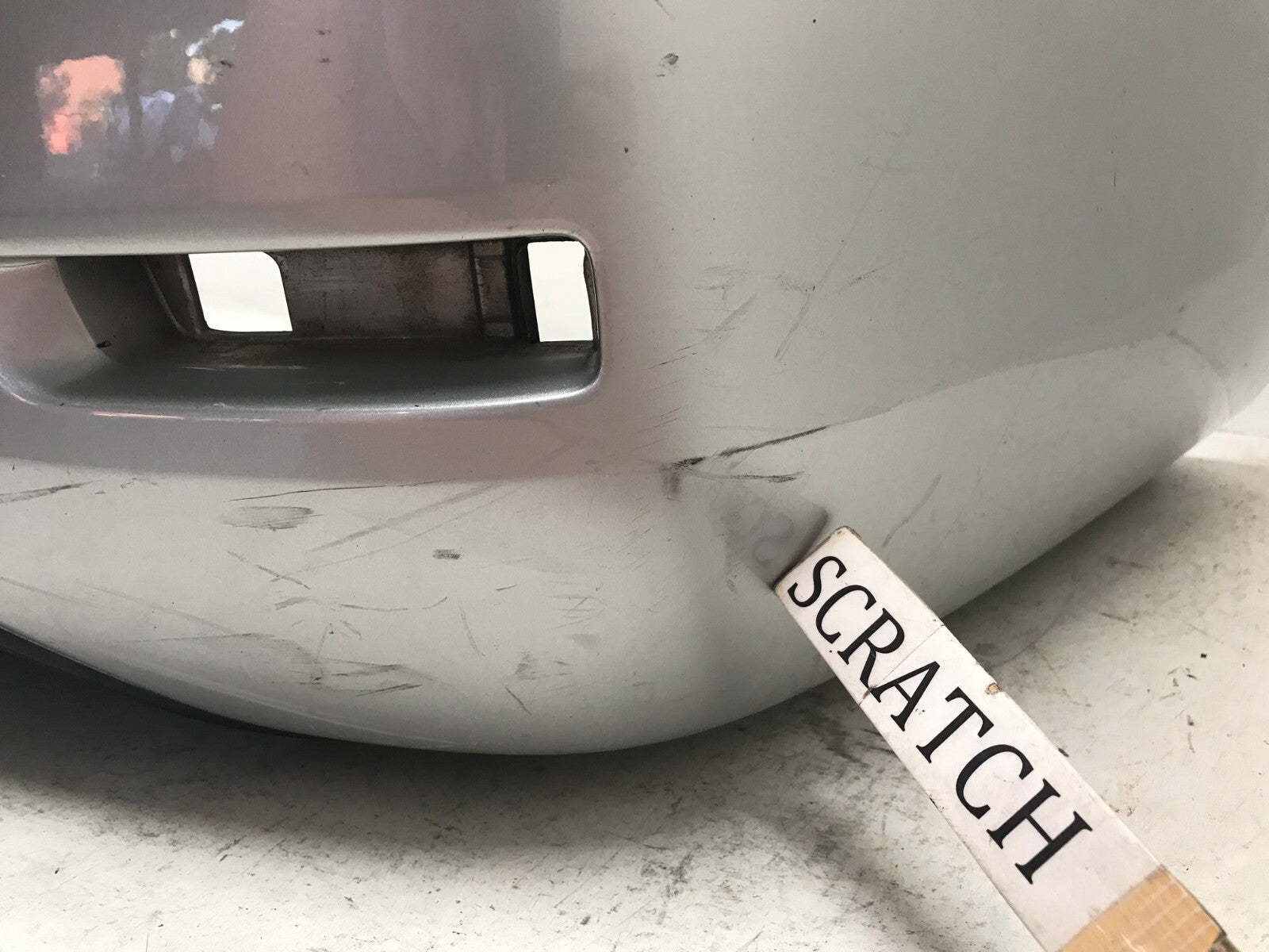 Rear Bumper Cover Silver Nissan Sentra SR/SR Turbo 2016-2018 85022-3SH0H OEM