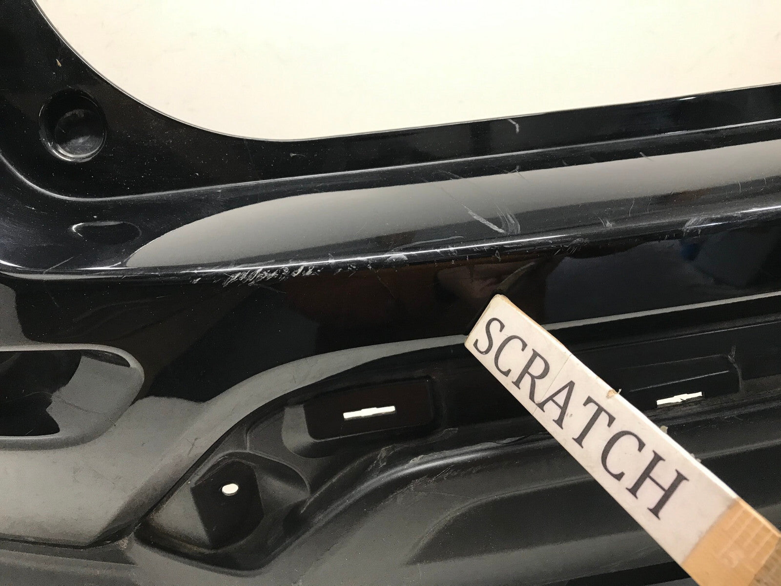 Rear Bumper Cover Nissan Pathfinder SV Platinum w/Sensor Holes Black 17 2018 OEM