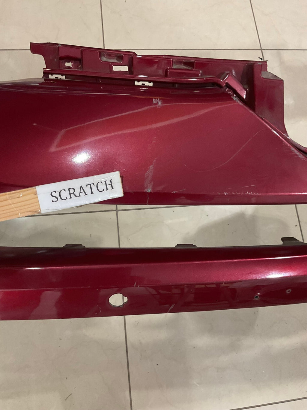 Front Bumper Cover Red Toyota RAV4 SE LE XLE 16-18 52119-0R150 OEM