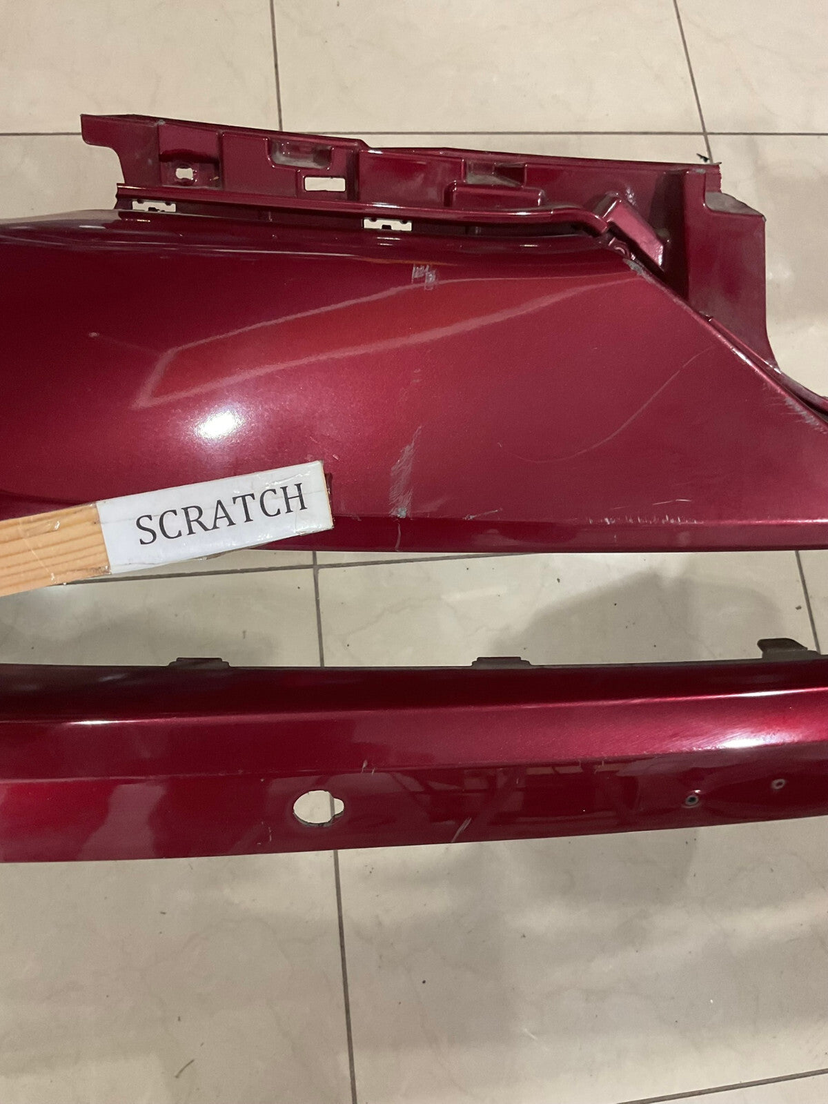 Front Bumper Cover Red Toyota RAV4 SE LE XLE 16-18 52119-0R150 OEM