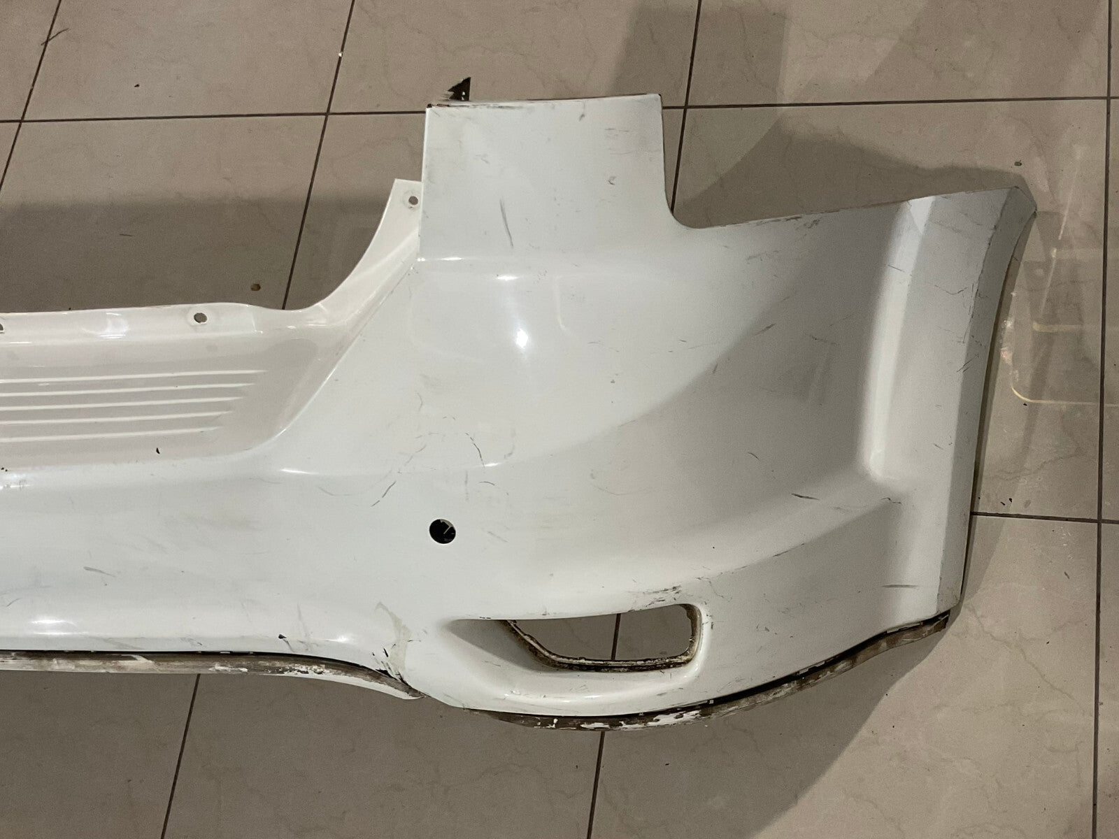 Rear Bumper Cover White Dodge Journey 2011-2015 CAPA