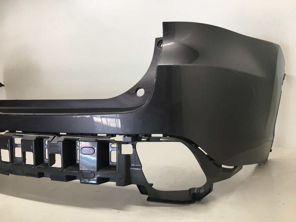 Rear Bumper Cover Toyota Highlander w/o Sensor 1H1  Predawn Gray Mica 14-18 OEM