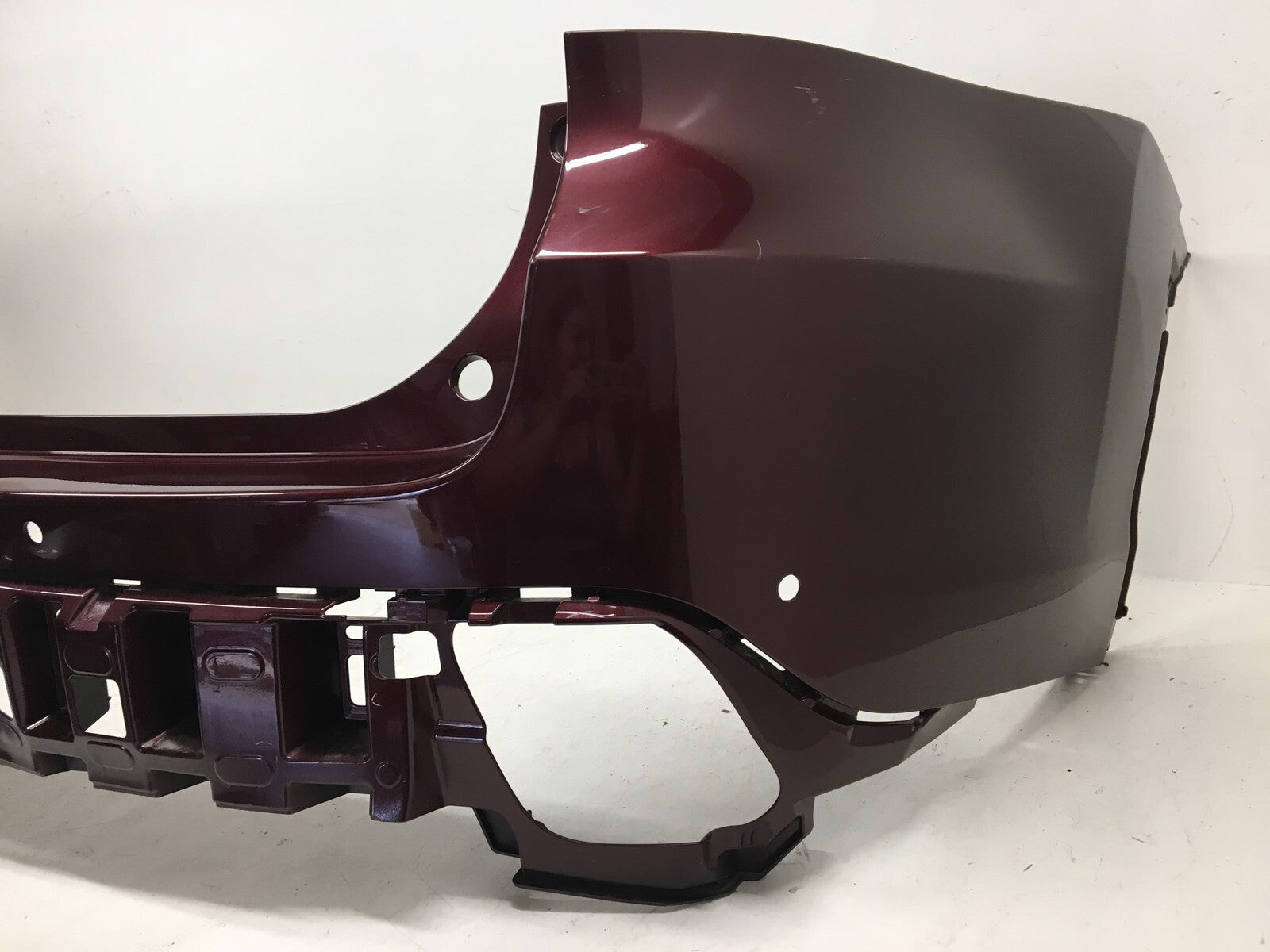Rear Bumper Cover Toyota Highlander w Sensor Holes 3T0 2014-2018 52159-0E060 OEM