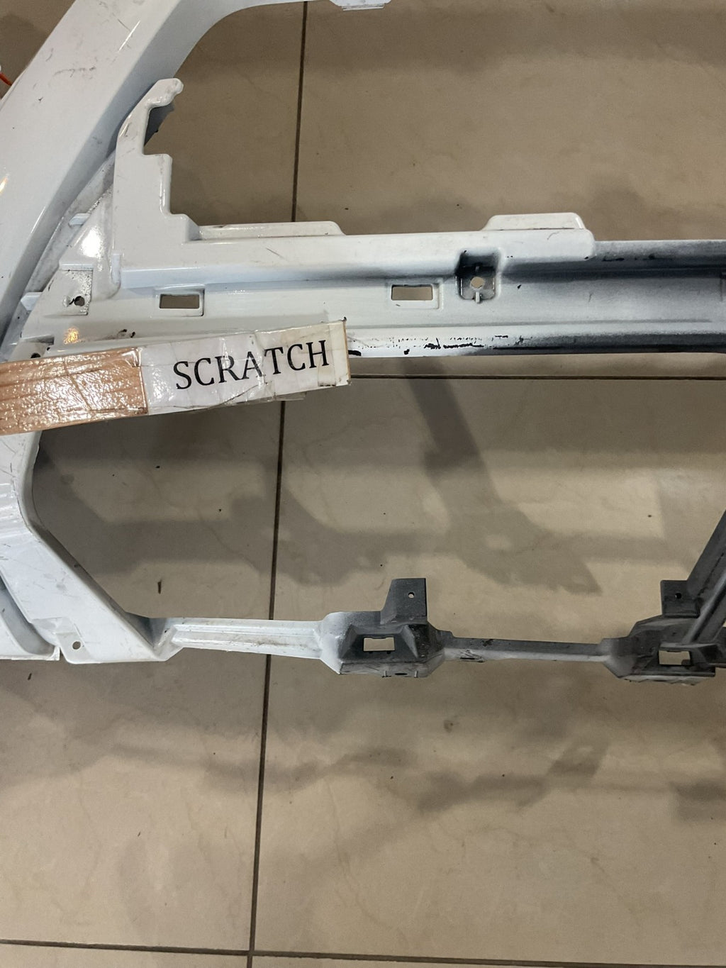 Front Bumper Cover White 24 25 Toyota Tacoma 52119+ak010 OEM