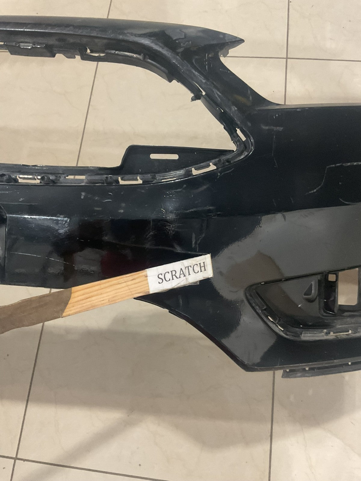 Front Bumper Cover Black 2015 2016 2017 2018 Ford Focus CAPA