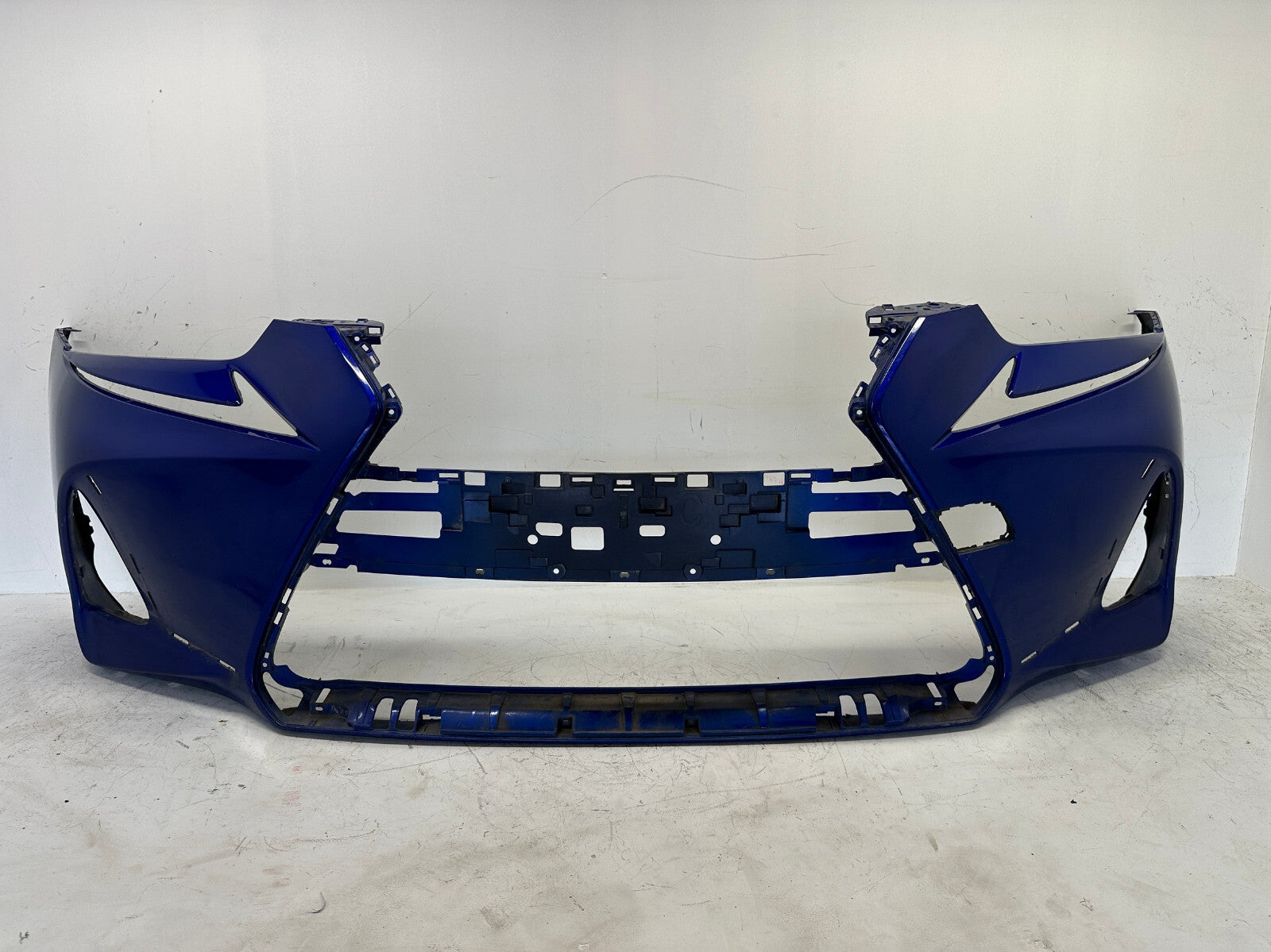 Front Bumper Cover Blue 2014-2016 Lexus IS250 W/Sensor Holes 52119-53A50 OEM