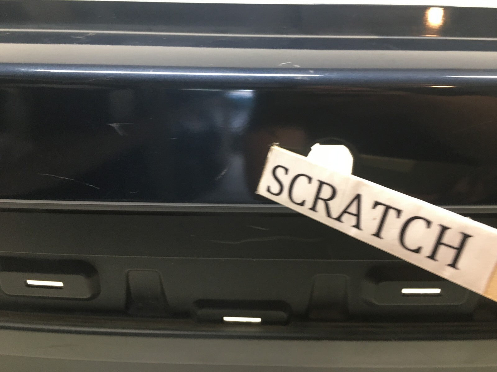 Rear Bumper Cover Nissan Pathfinder Platinum/SV Hybrid w/o Sensr Holes 13-16 OEM