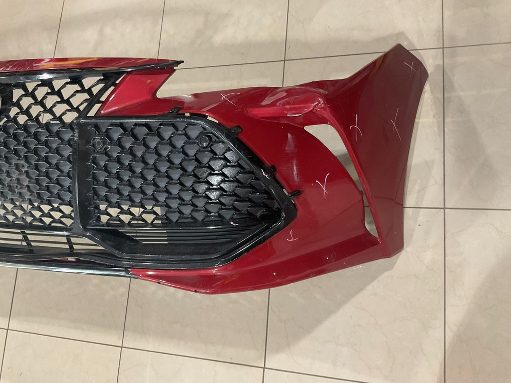 Front Bumper Cover Red Toyota Avalon Base Touring 4X7 2019 52119+07090 OEM