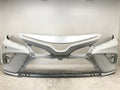 Front Bumper Cover White 21-22 Toyota Camry SE/XSE/Hybrid SE w/Sensor Holes OEM