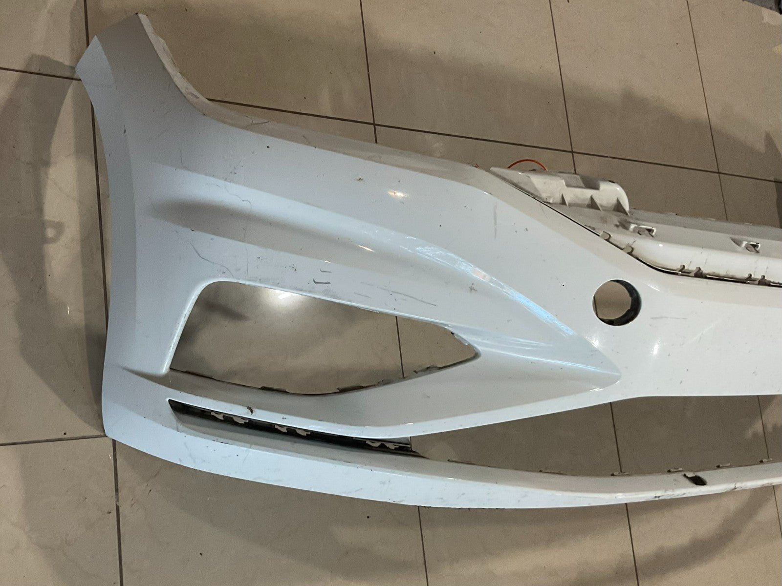 Front Bumper Cover White 2013-2017 Volkswagen Jetta 17a+807+221 OEM