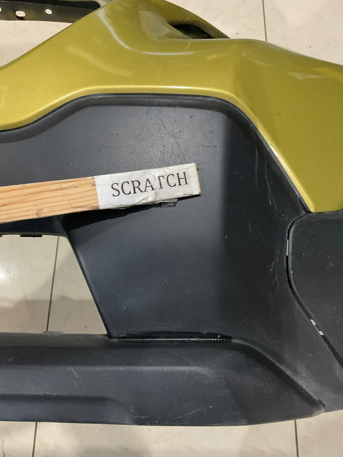 Front Bumper Cover Green 2021-2023 Subaru Crosstrek Sport 57004fl040 OEM
