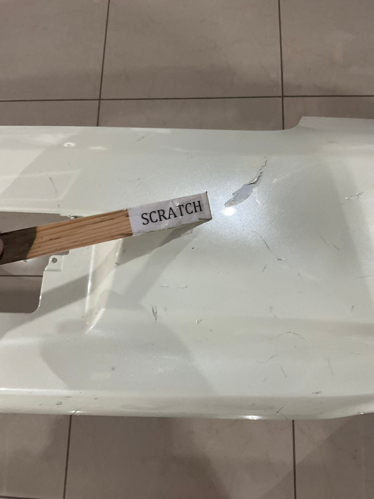 Rear Bumper Cover White 2008 Infiniti V35 G35X CAPA