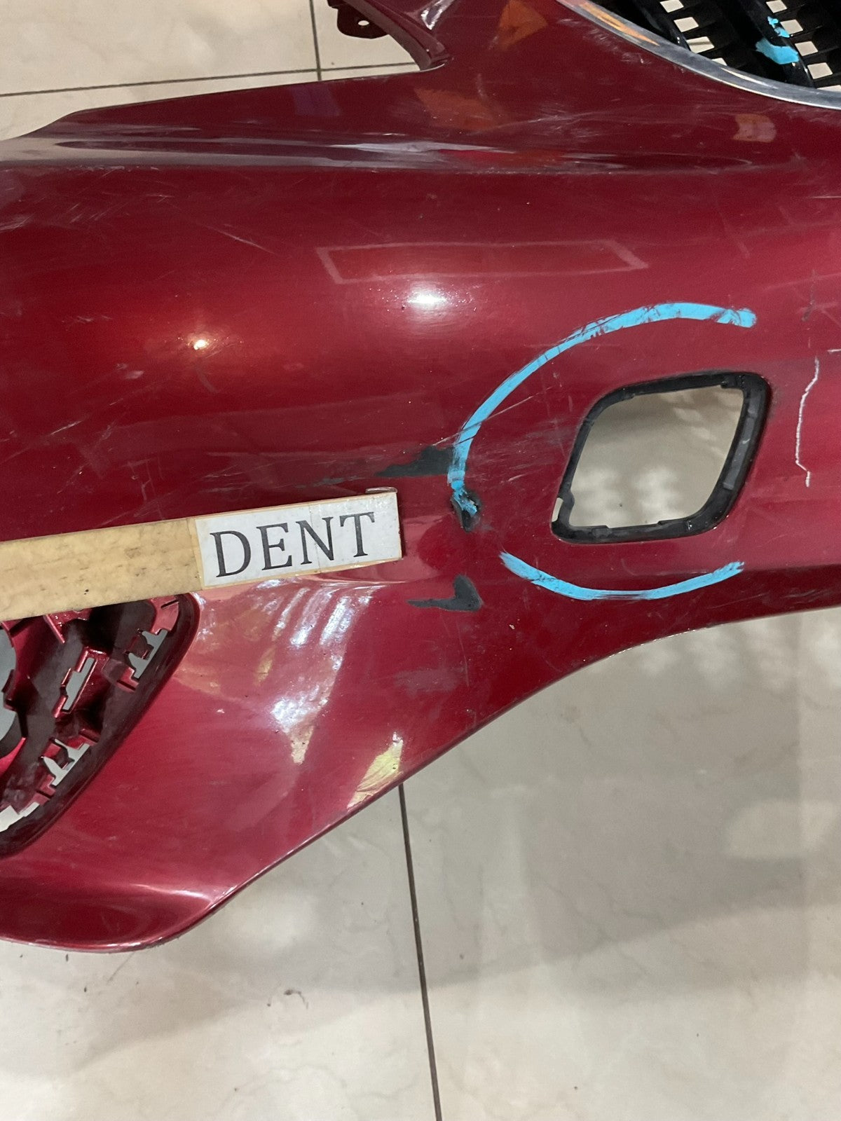 Front Bumper Cover Red 2019 2020 Buick Envision CAPA