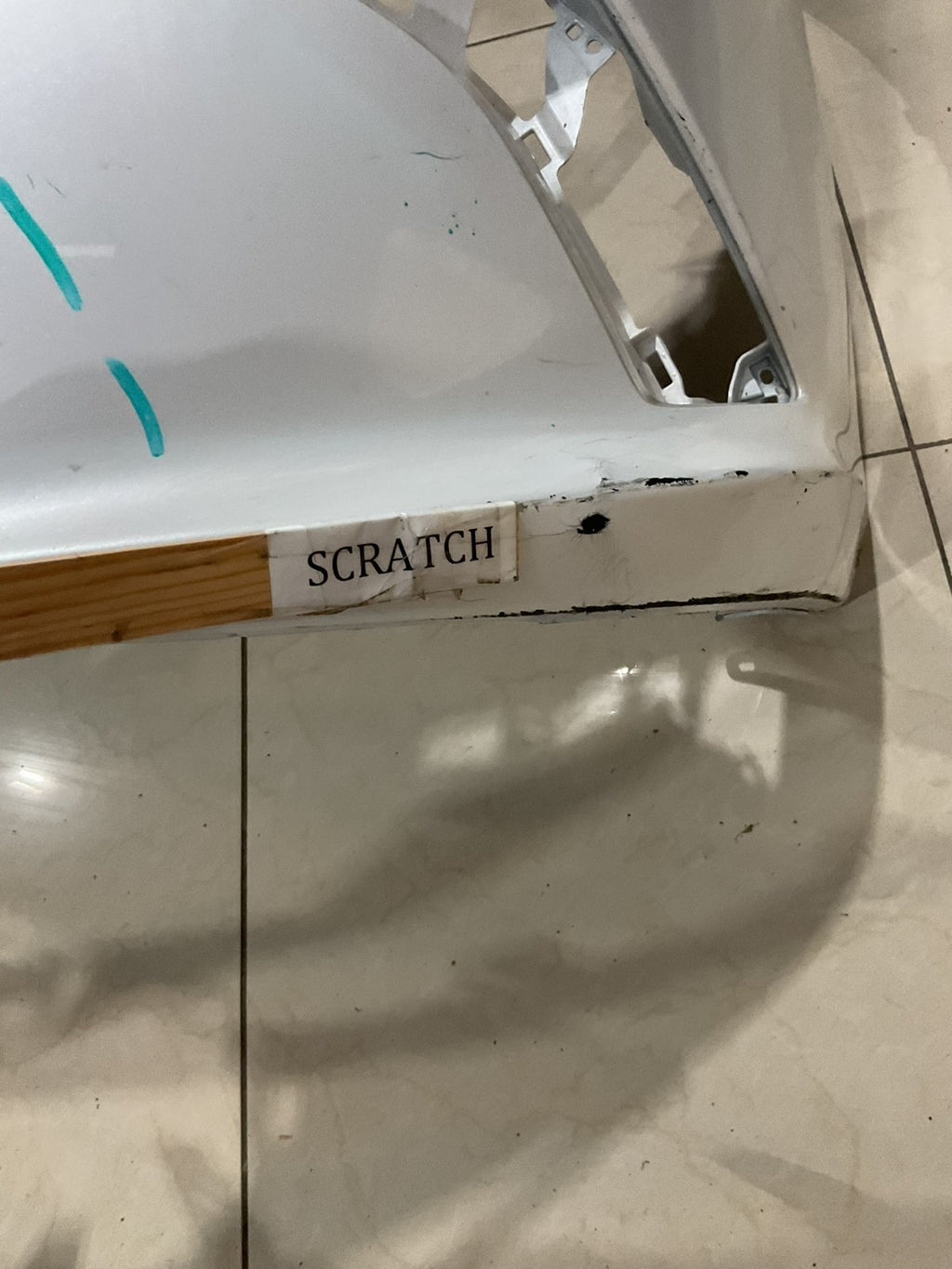 Front Bumper Cover White Lexus ES350 Base 2019 CAPA