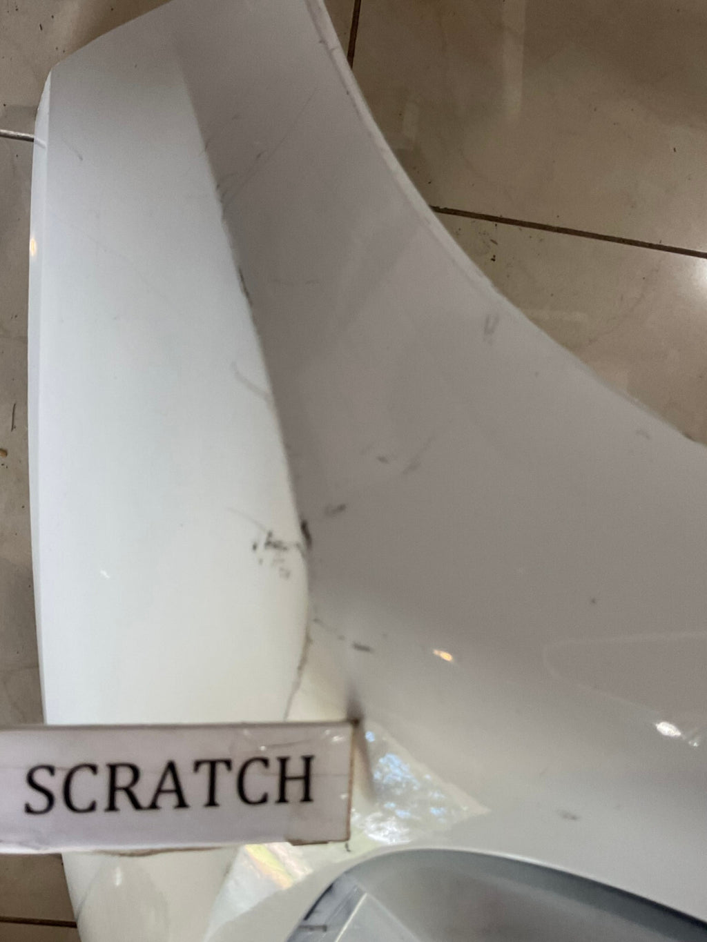 Front Bumper Cover White 2020-2023 Toyota Corolla CAPA