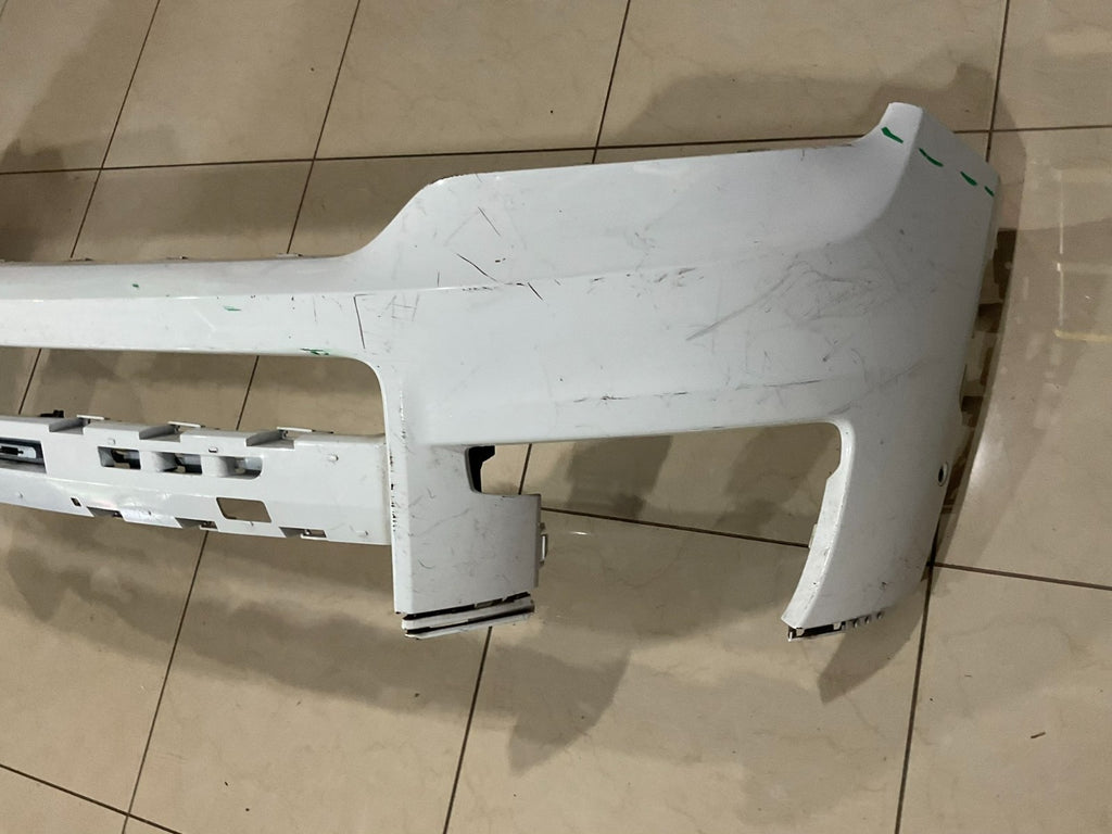 Front Bumper Cover White 2021 2022 2023 Jeep Grand Cherokee L 6sd13trmm OEM