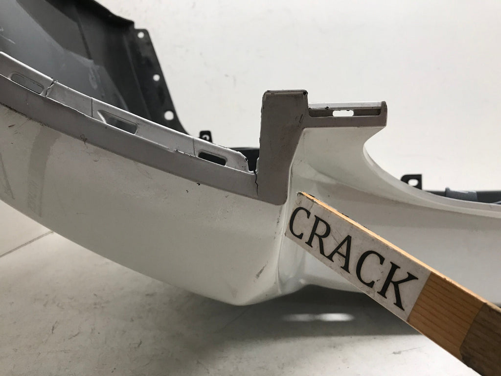 Rear Bumper Cover White 2018-2021 Subaru Crosstrek Base/Prem w/Sensor Holes OEM