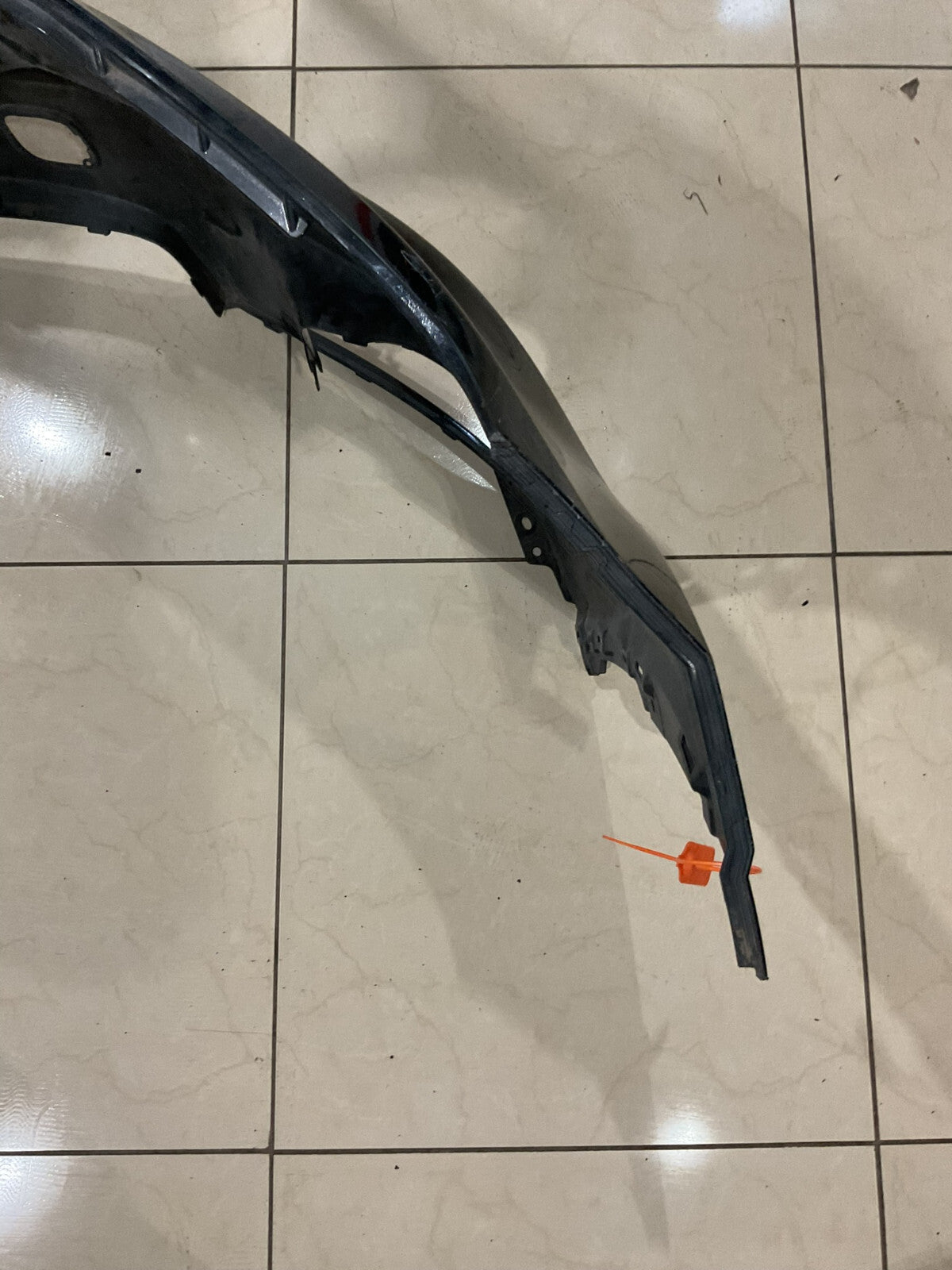 Front Bumper Cover Black Toyota Highlander LE Lted Hybrid 14-16 52119-0E220 OEM