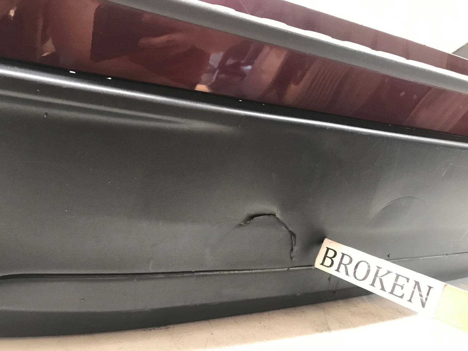 Rear Bumper Cover Red Toyota Highlander 2014-2018 52159-0E060 OEM