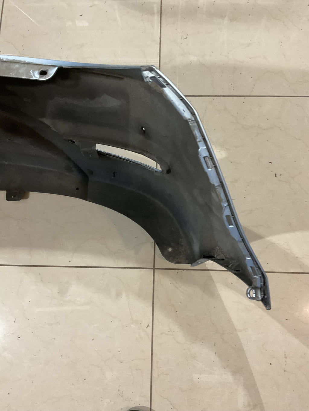 Rear Bumper Cover Silver 12-2017 Hyundai Accent Hatchback GS/SE 86611-1R20C OEM