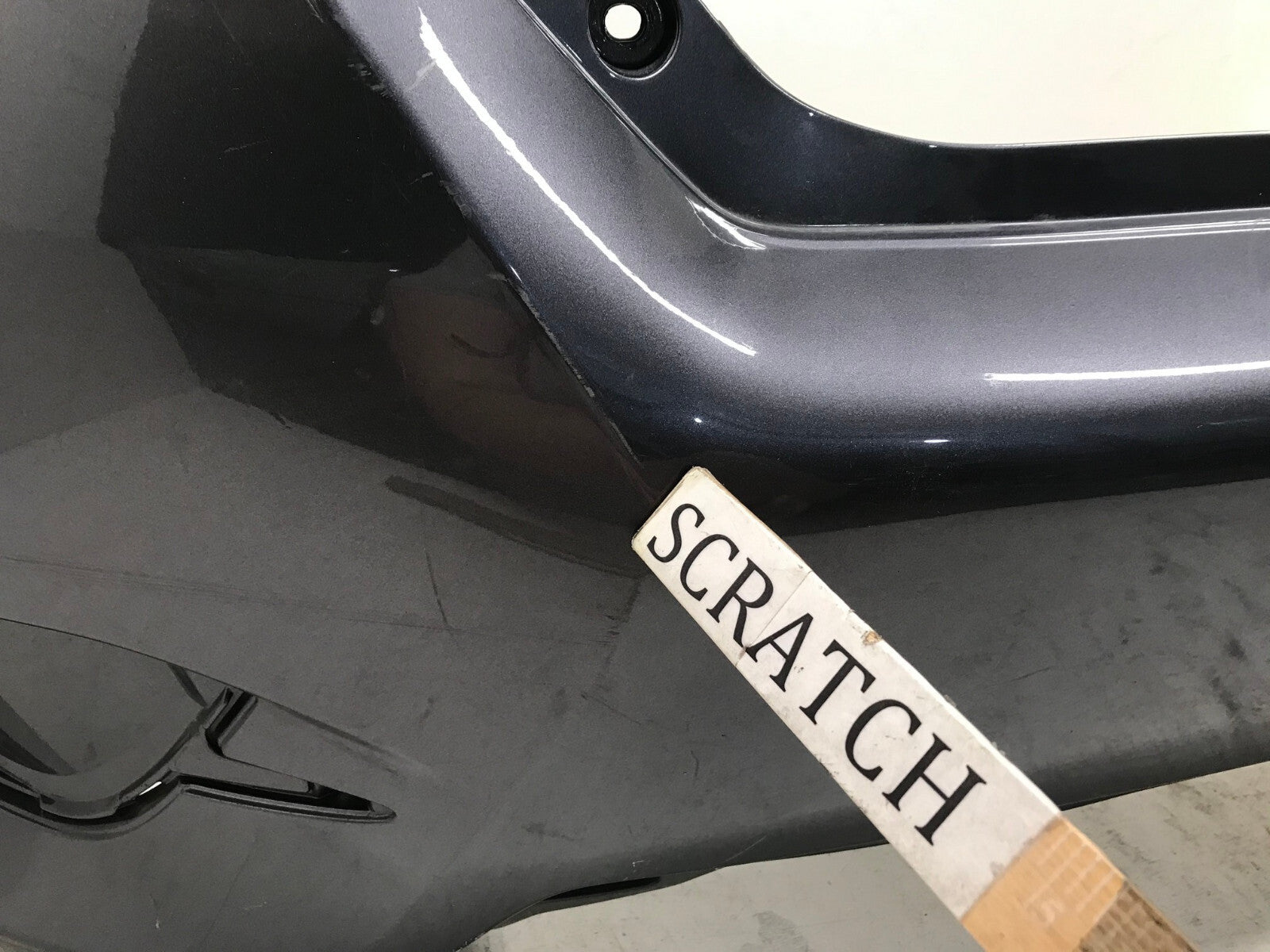 Rear Bumper Cover Gray Honda Civic Sedan EX/LX/Touring 2016 2017 2018 CAPA
