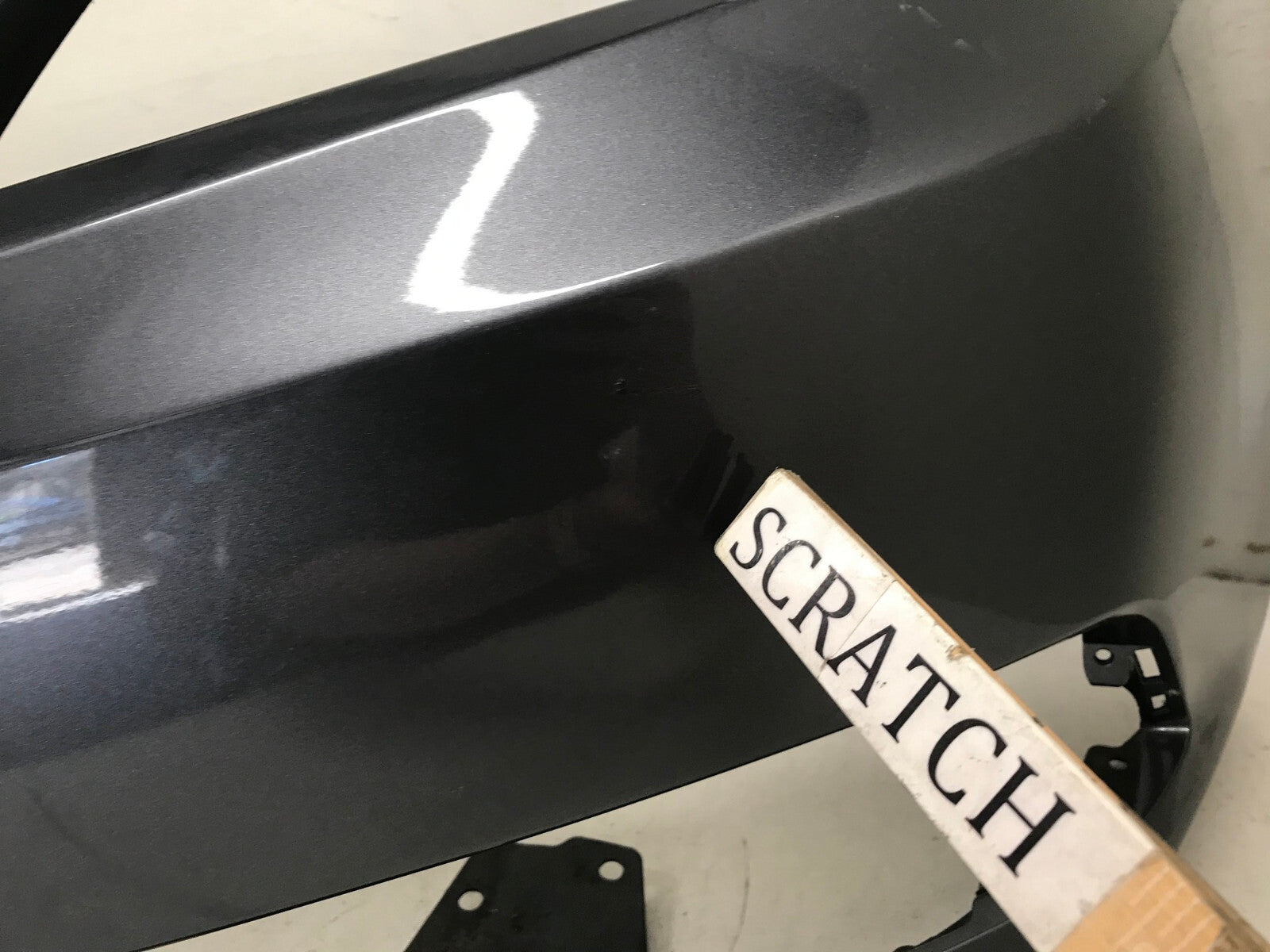 Front Bumper Cover Gray 2013-2015 Acura ILX CAPA