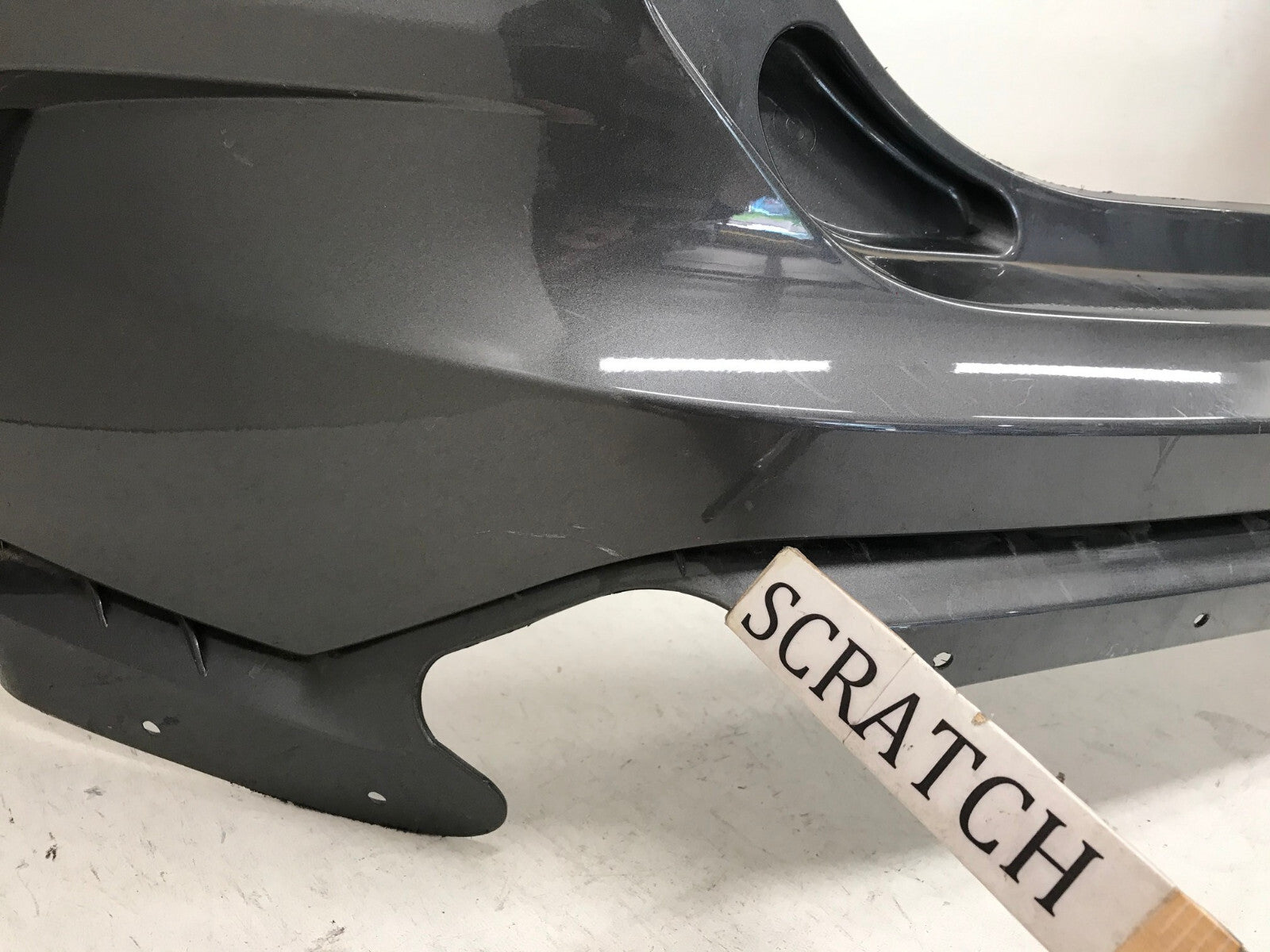 Rear Upper Bumper Cover Gray Ford Edge SEL ST 2019 2020 KT4B-17F001-B1W OEM