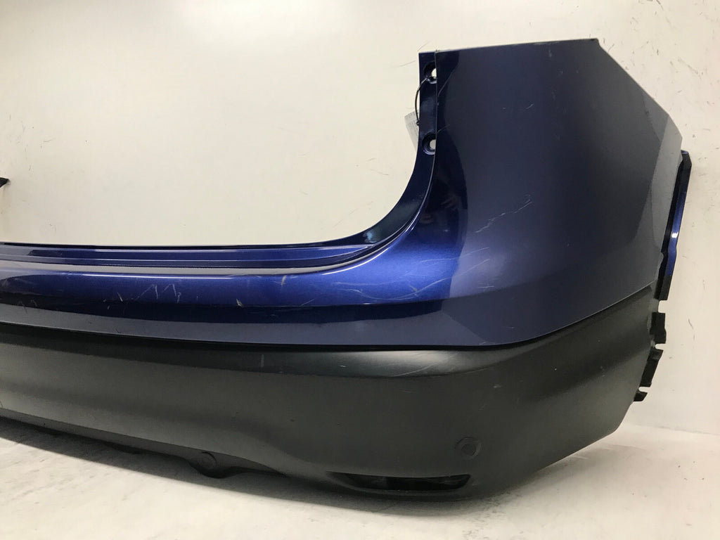 Rear Bumper Cover Blue Nissan Rogue Sport S SL SV 17 18 w/Sns H 62022-6MA0H OEM