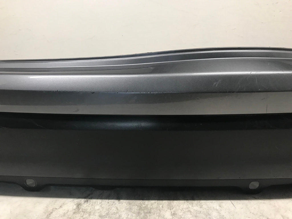 Rear Bumper Cover Gray Nissan Rogue Sport S SL SV w/Sensor Holes 85022-6MA0H OEM