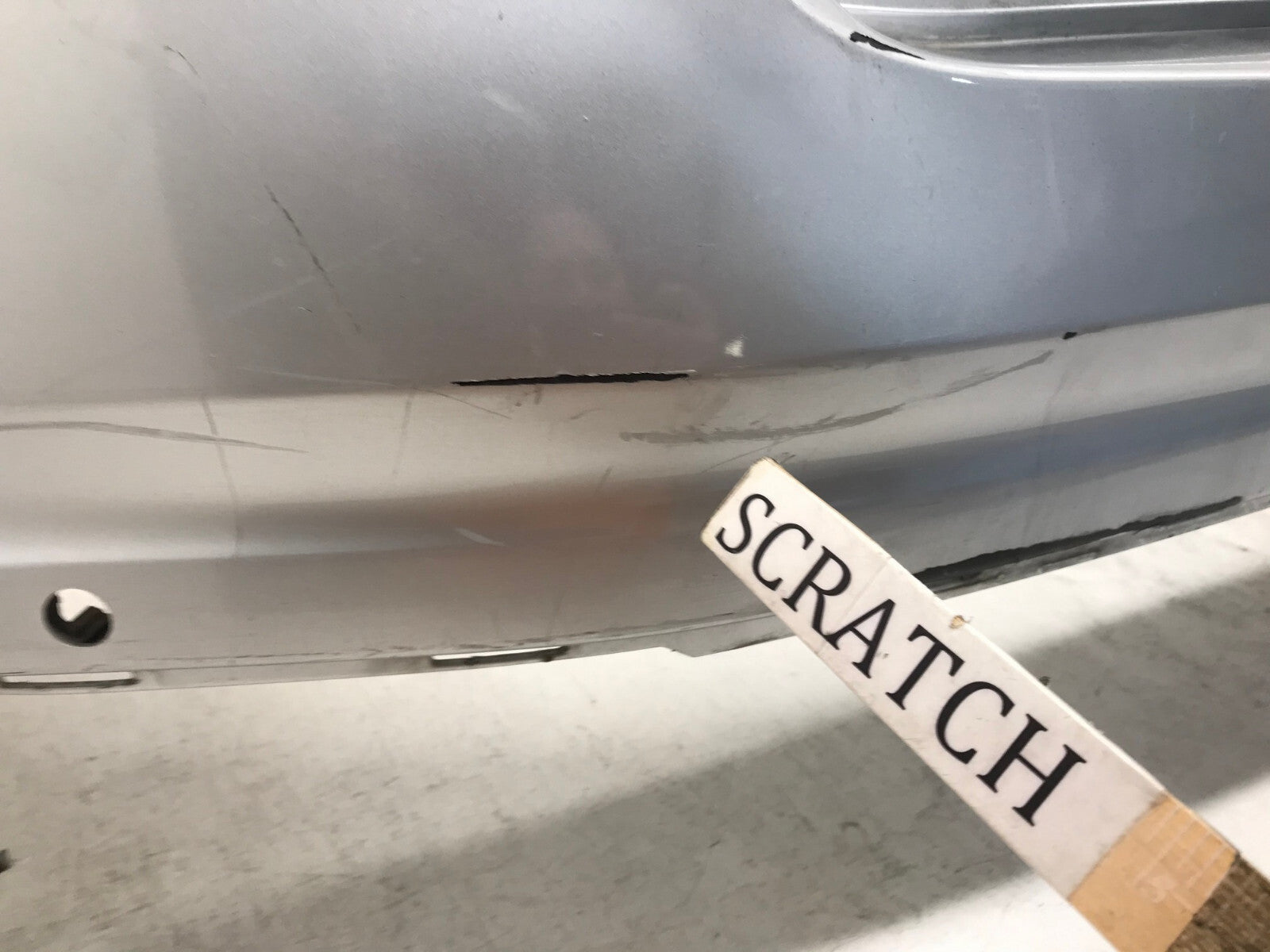 Rear Bumper Cover Nissan Altima S SV SL SR VC Turbo w/Sns Holes Silver 19 20 OEM