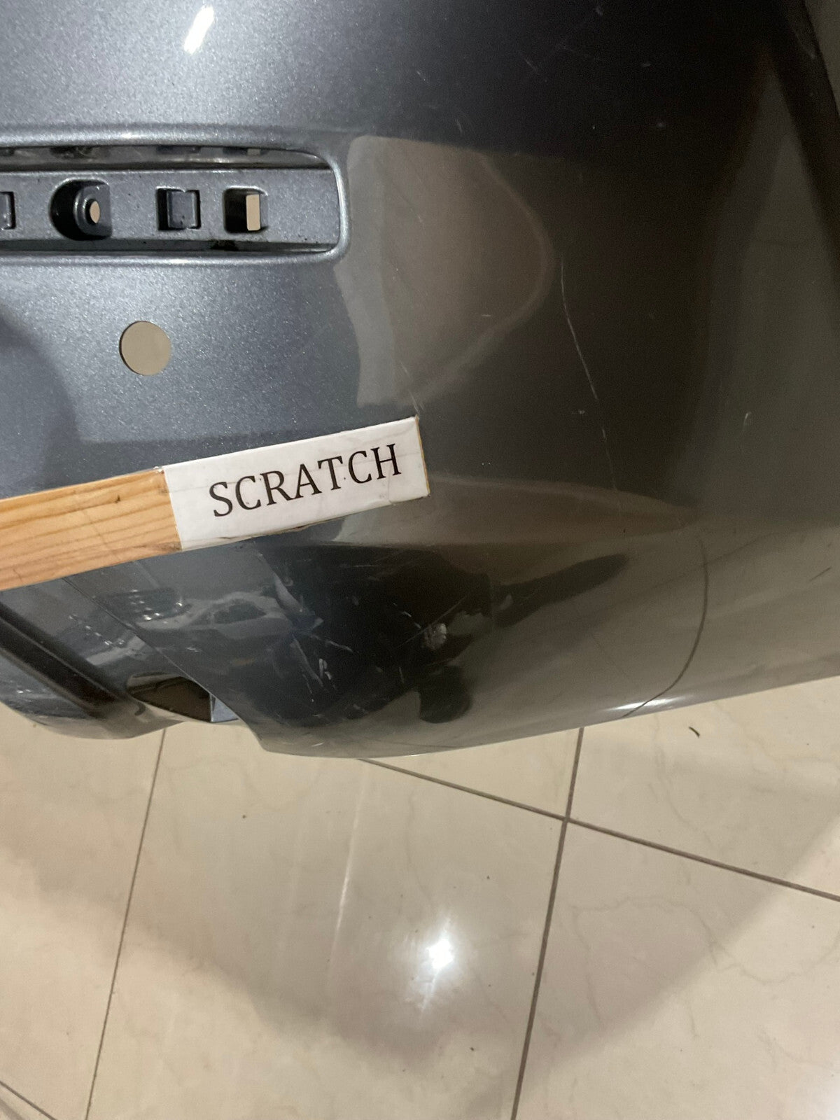 Rear Bumper Cover Grey Nissan Sentra S/SV 20 21 85022-6LB0H OEM