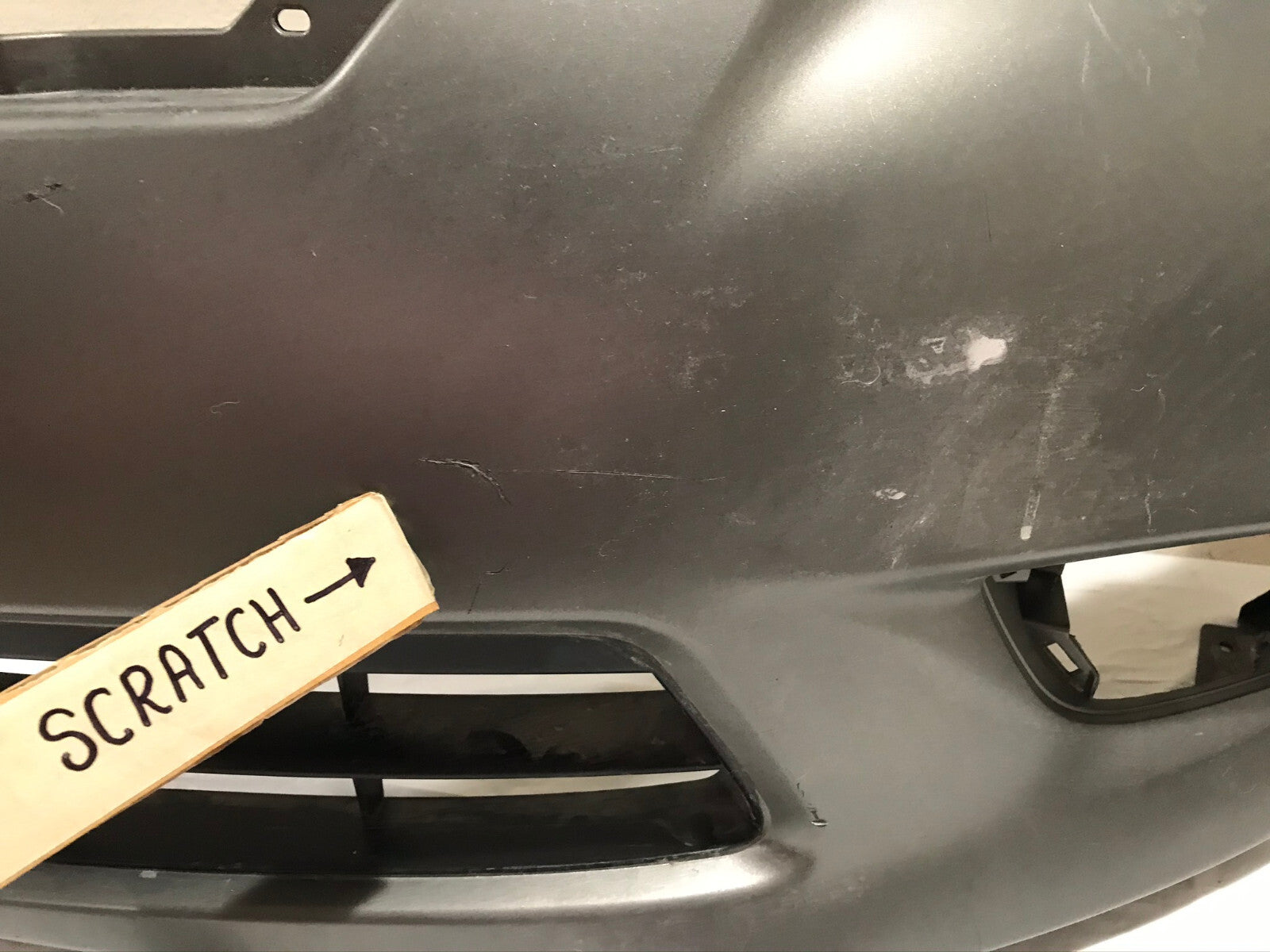 Front Bumper Cover Gray Nissan Versa 2012-2014 CAPA