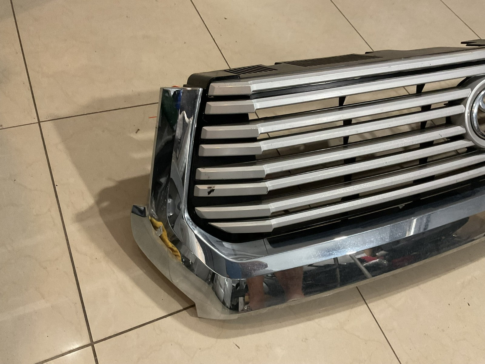 Grille Grill Silver Toyota Tundra 2014-2017 CAPA