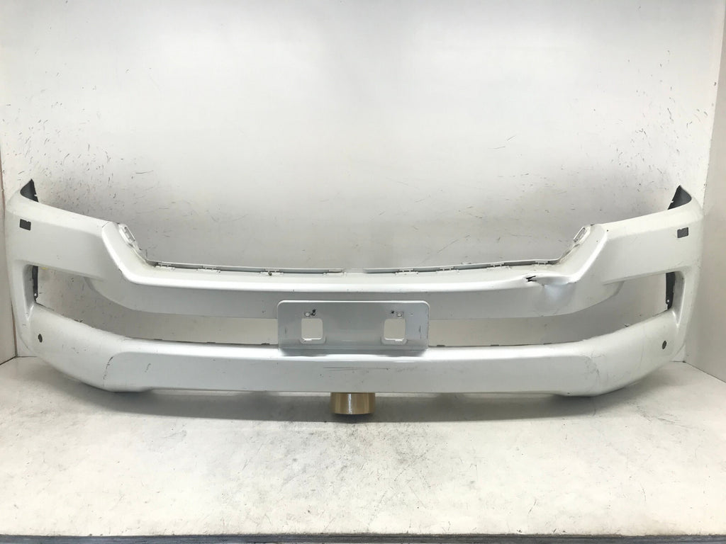 Front Bumper Cover Toyota Land Cruiser Base w/Sensor Holes White 2016-2017 OEM