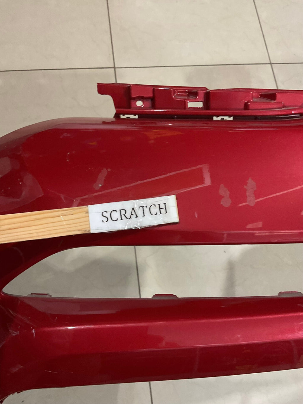Front Bumper Cover Red 2016-2018 Toyota Rav 4 52119+0P150 OEM