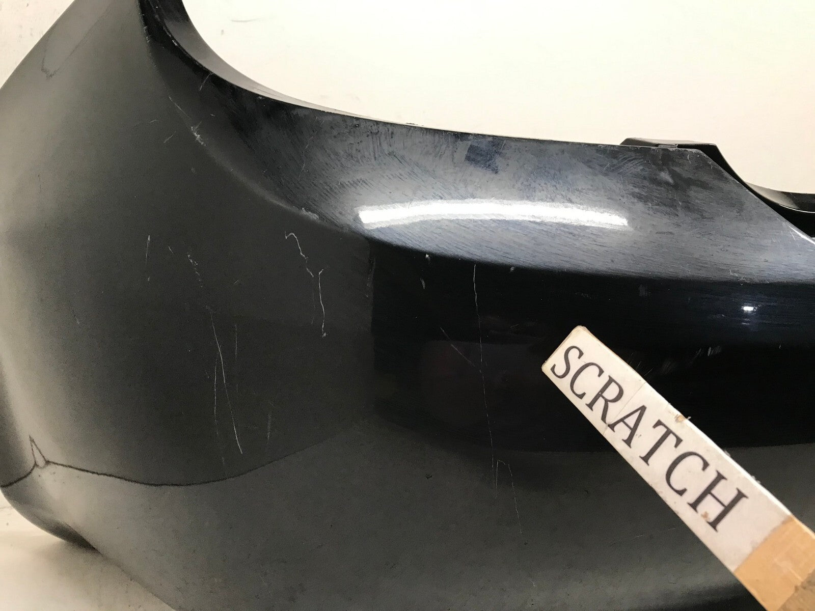Rear Bumper Cover Black Chevy Cobalt Base LT LS 2005-2010 22695247 OEM