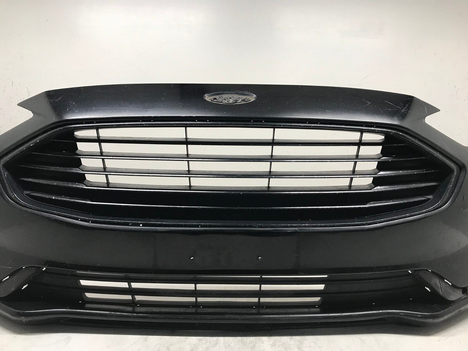 Front Bumper Cover Black 2019 2020 Ford Fusion KS73-17757-A OEM