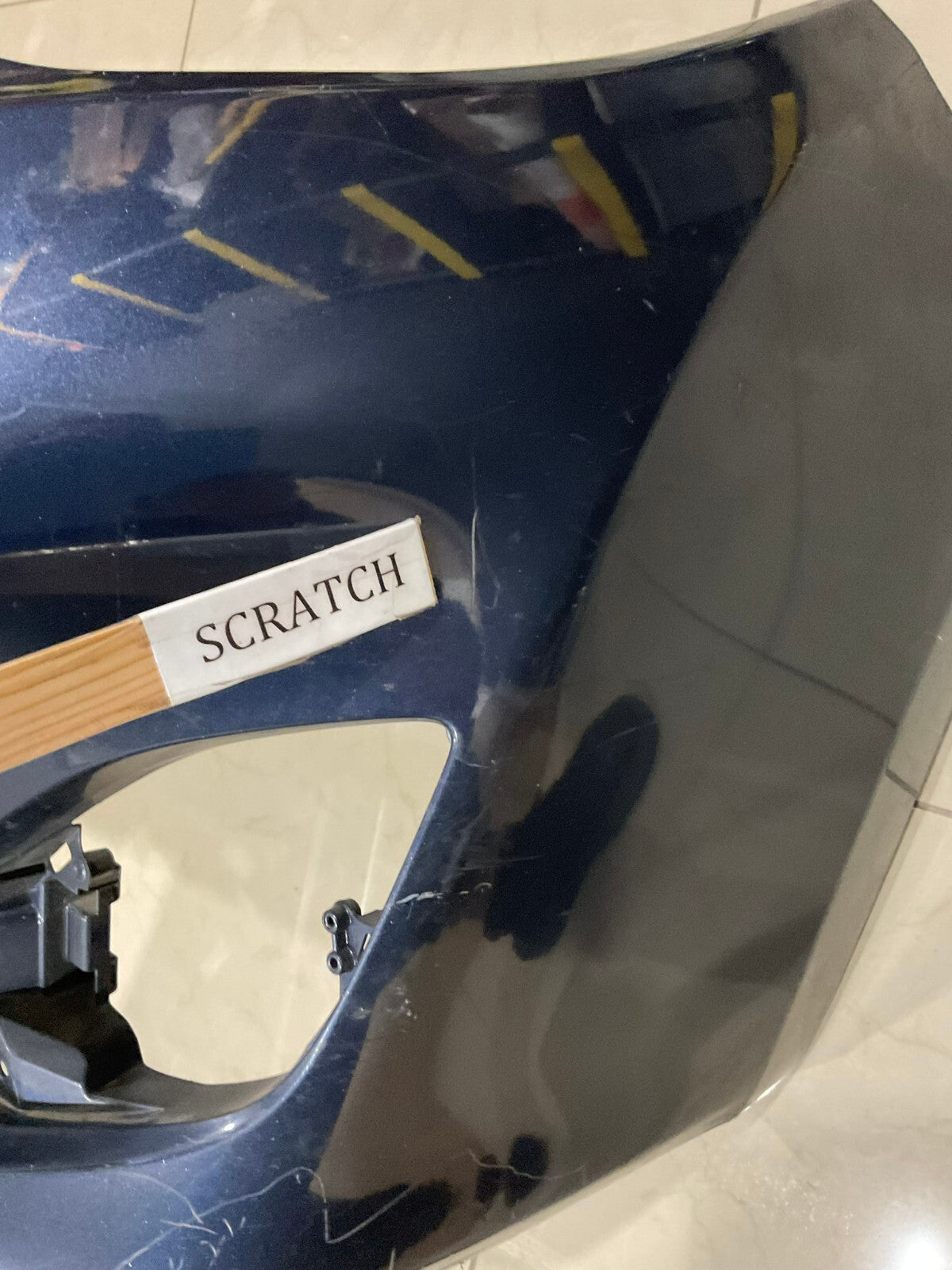Front Bumper Cover Blue 2013 2014 Toyota Avalon 52119-7050 OEM