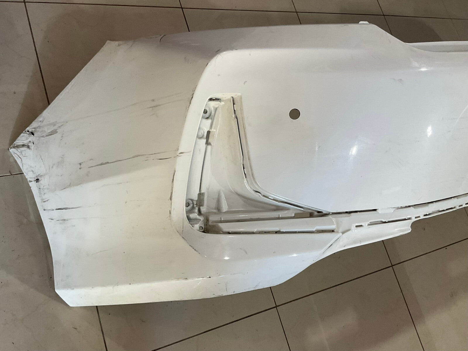 Rear Bumper Cover White 13-15 Honda Accord Coupe EX/EX-L/LX-S 71501-T3L-A500 OEM