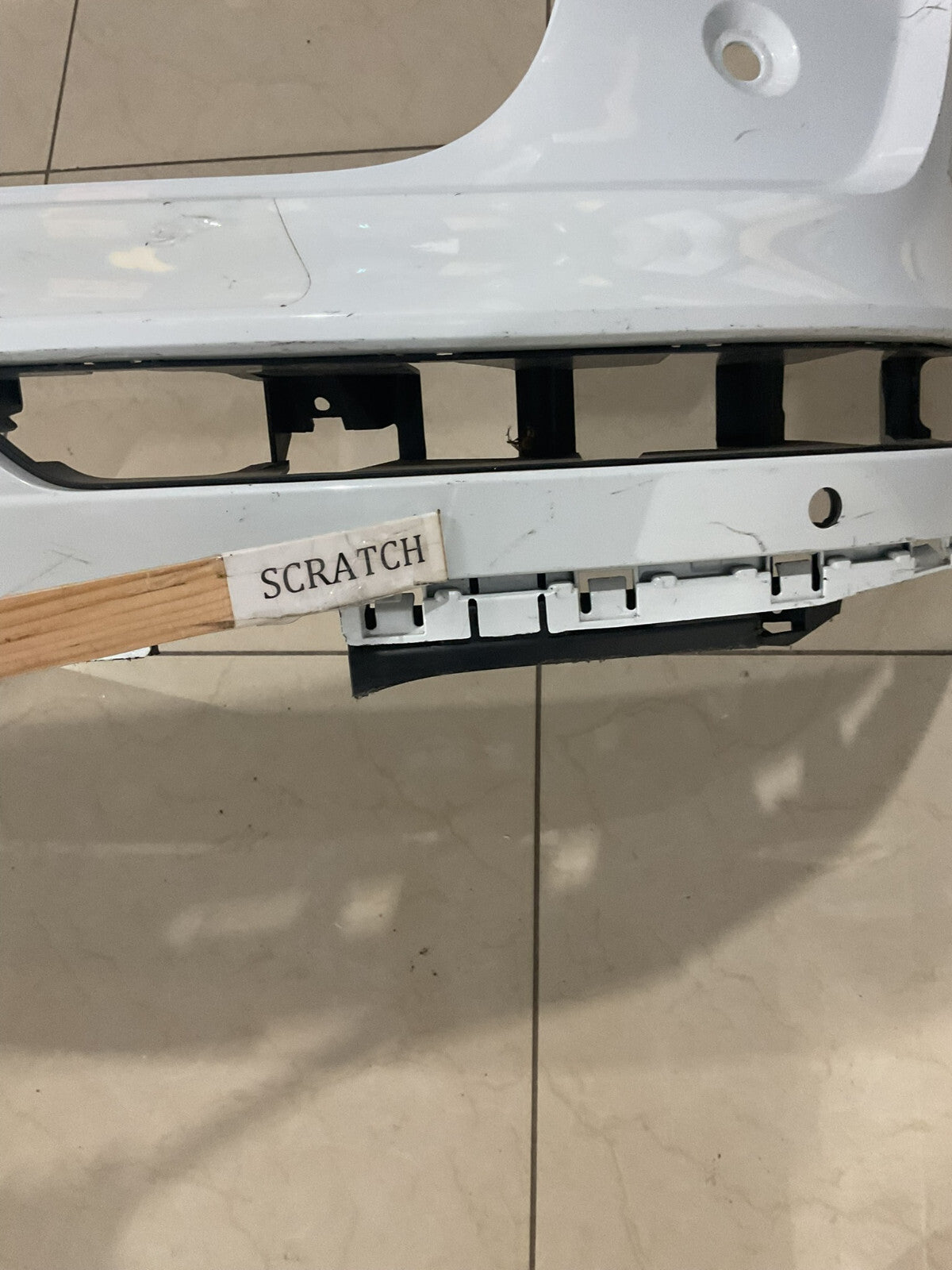 Rear Bumper Cover White 2018 2019 2020 Audi Q5 S Line SQ5 80A+807+385+F OEM
