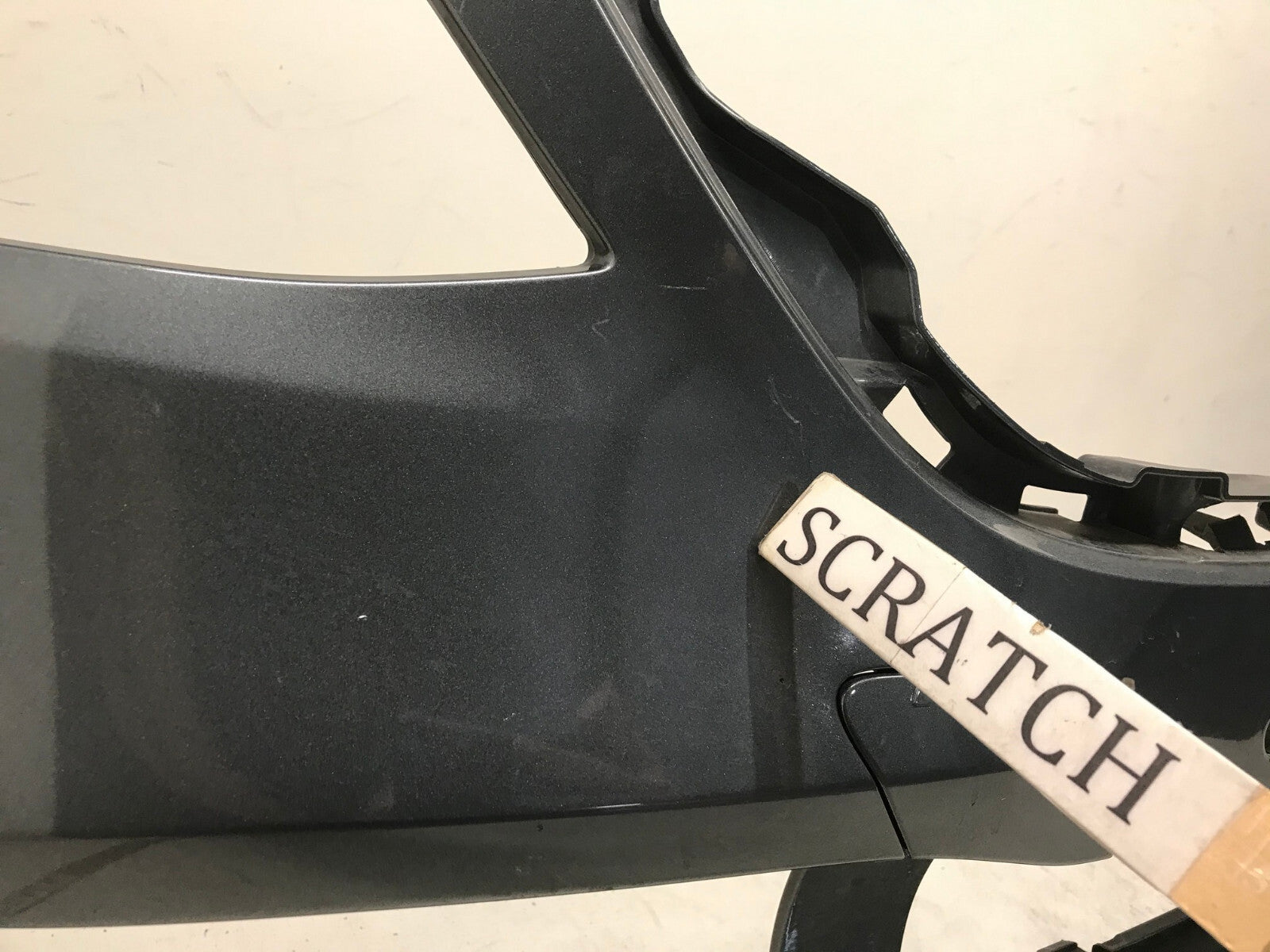 Front Bumper Cover Gray Mercedes S-Class S600 S550 2016-2019 w/Sensor Holes OEM