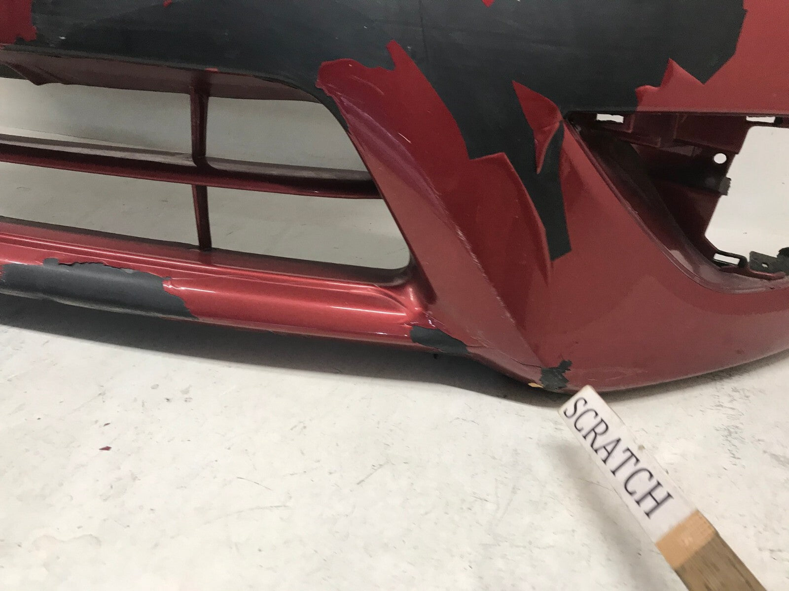 Front Bumper Cover Red Nissan Versa 2015-2018 62022-9KM0H OEM