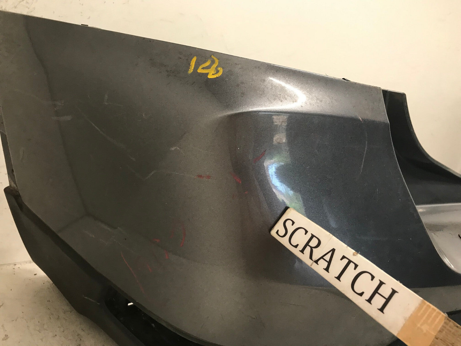 Rear Bumper Cover Gray 2017-2018 Nissan Rogue S/SL/SV/Hybrid 85022-6FL0H OEM