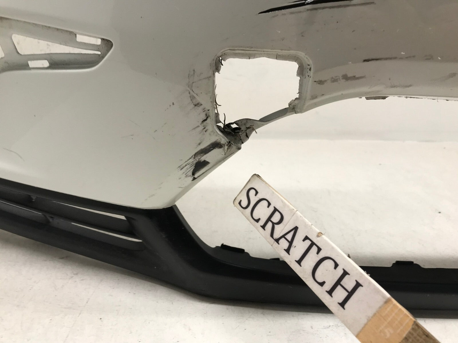 Front Bumper Cover Toyota Highlander Base Ltd SE+ White 11-13 52119-0E120 OEM2