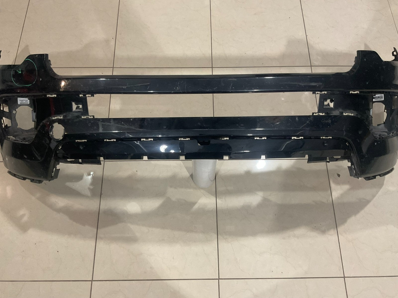 Front Bumper Cover Black 2022-2023 Jeep Compass n6wq70trmaa OEM
