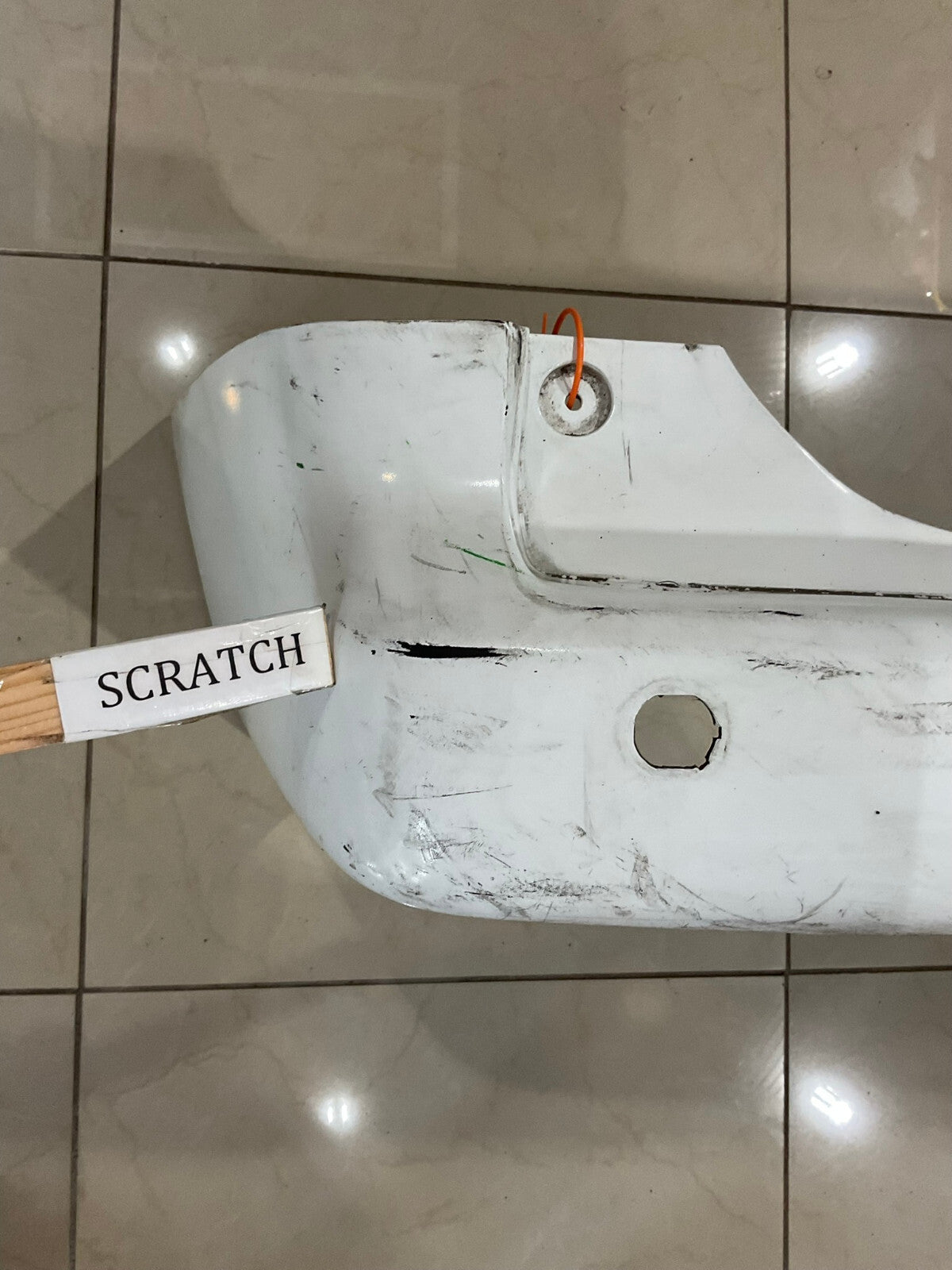 Rear Bumper Cover White 2013-2017 Nissan NV200 S 85022-3LM0H OEM